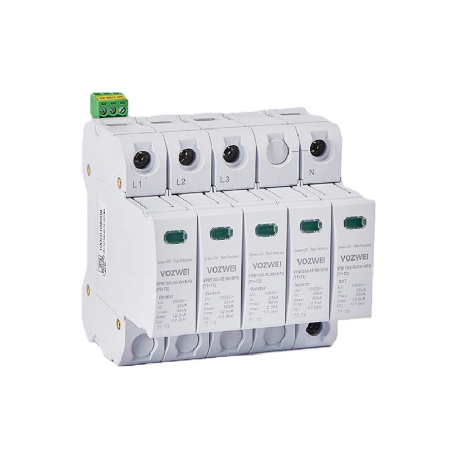 VPM1000-50/3N+NPG(T1+T2), AC255V/1000V SPD