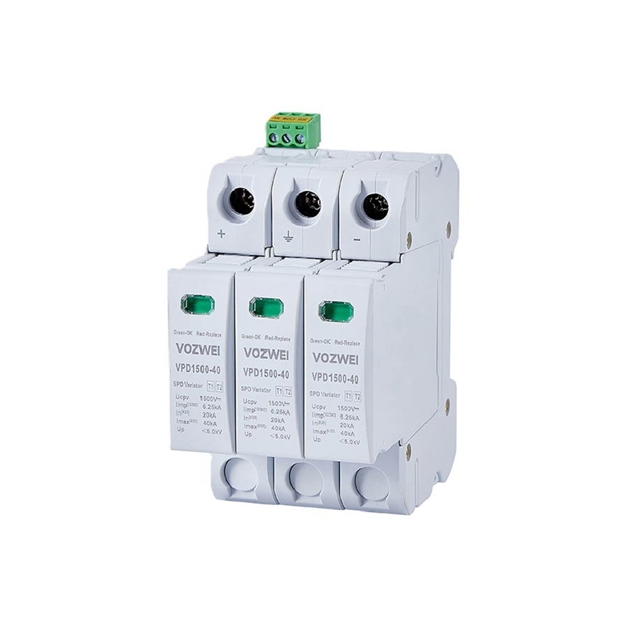 VPD1500-40 (T1+T2) Serisi Tip 1+2 AC Aşırı Gerilim Koruma Cihazı (SPD)