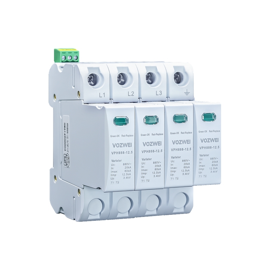 VPH888-12.5 (T1+T2) Serisi Tip 1+2 AC Aşırı Gerilim Koruma Cihazı (SPD)