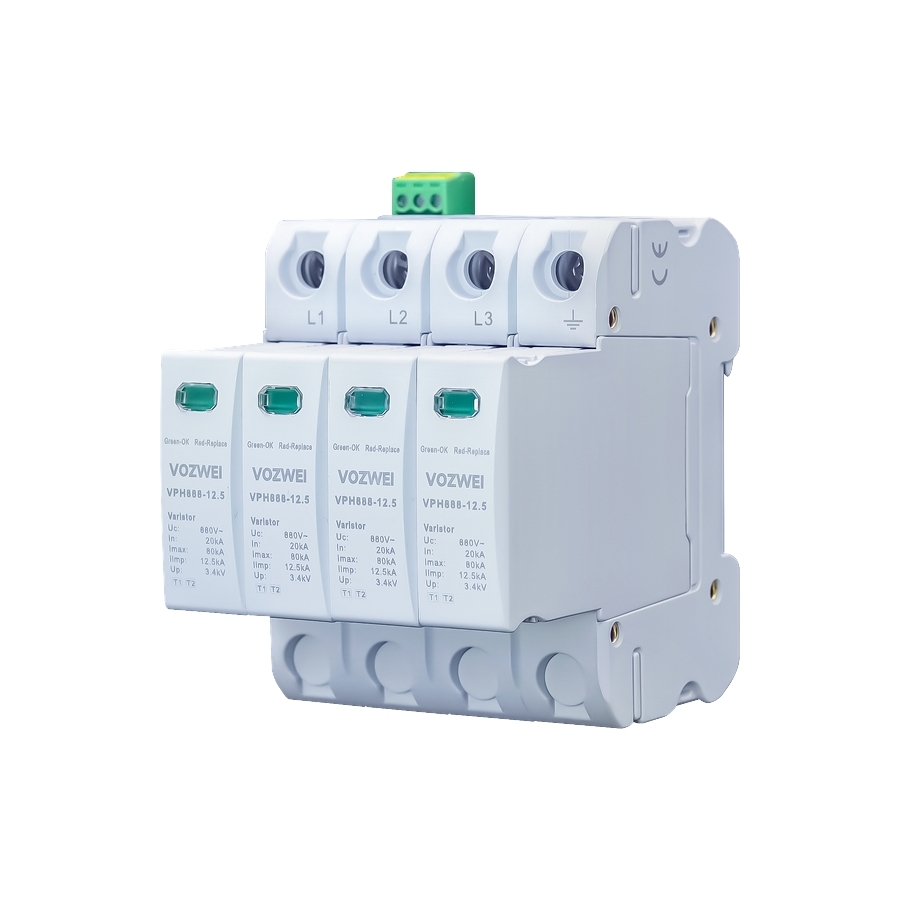 VPH888-12.5 (T1+T2) Serisi Tip 1+2 AC Aşırı Gerilim Koruma Cihazı (SPD)