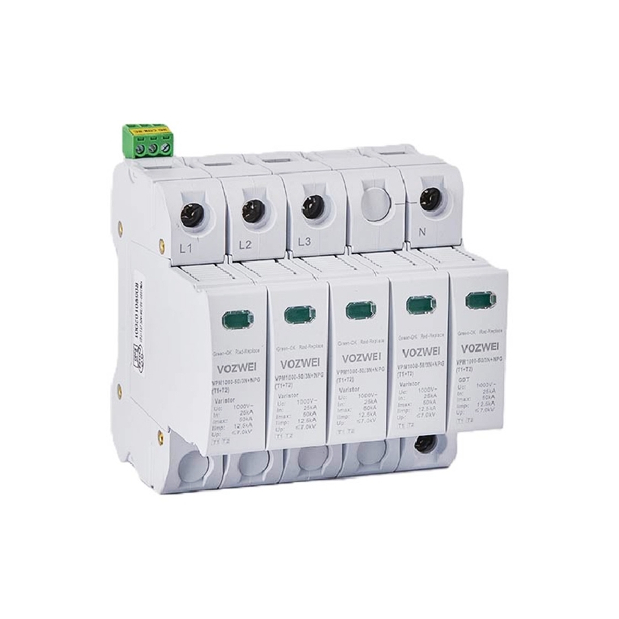 VPM1000-50 (T1+T2) Serisi Tip 1+2 AC Aşırı Gerilim Koruma Cihazı (SPD)