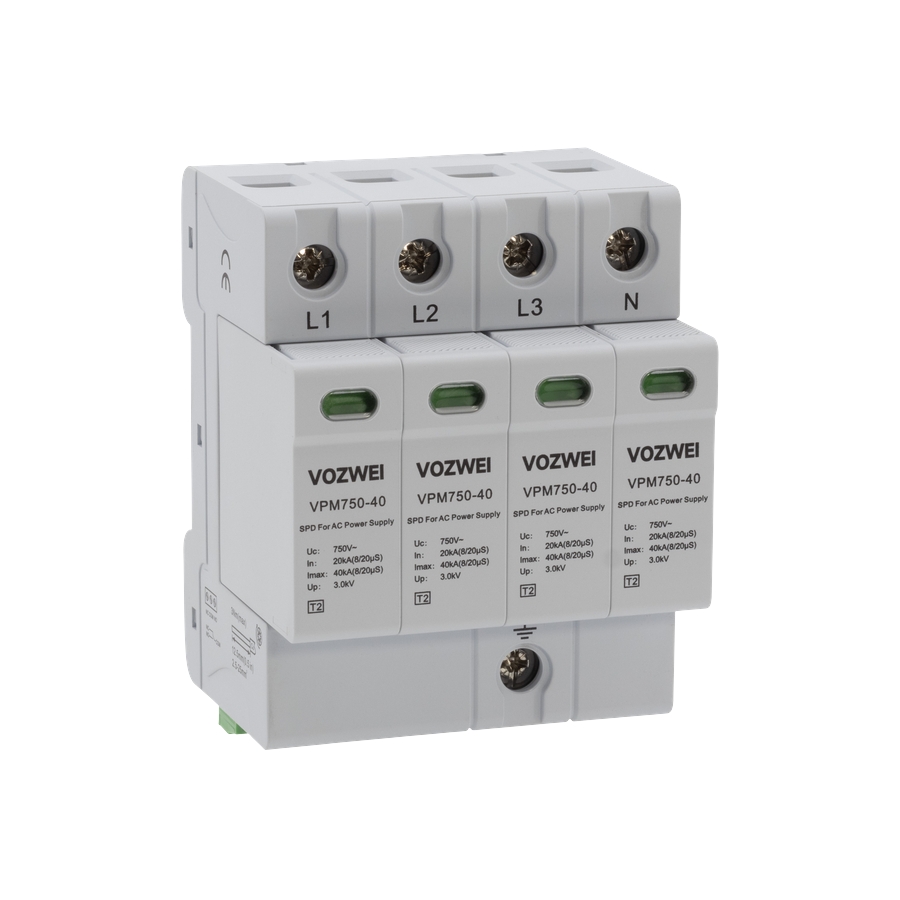 VPM750-40 Serisi Tip 2 AC Aşırı Gerilim Koruma Cihazı (SPD)