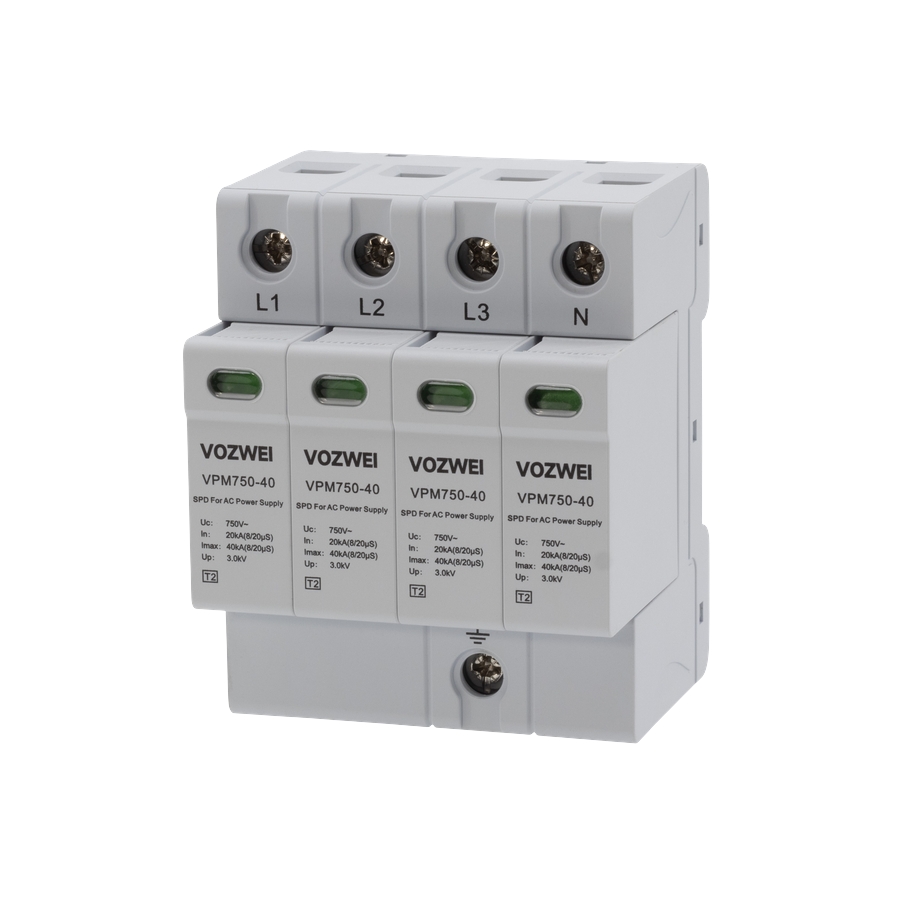 VPM750-40 Serisi Tip 2 AC Aşırı Gerilim Koruma Cihazı (SPD)